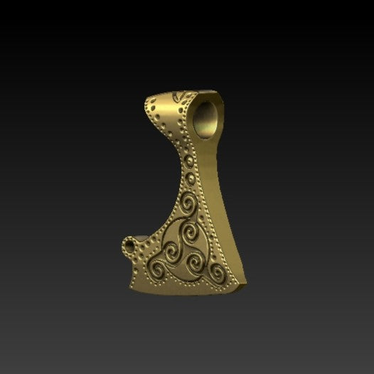 Celtic axe pendant