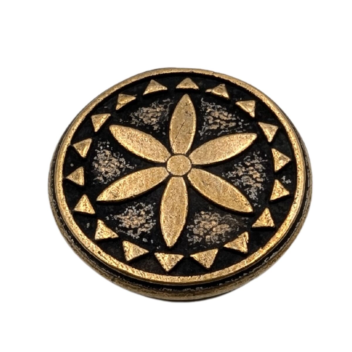 Perun's Shield paracord bead Bronze