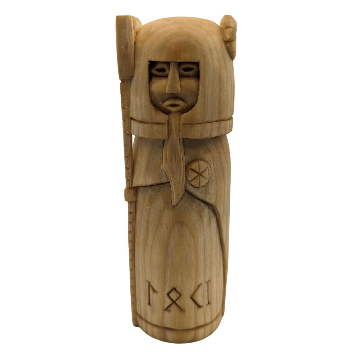 Loki wooden figurine