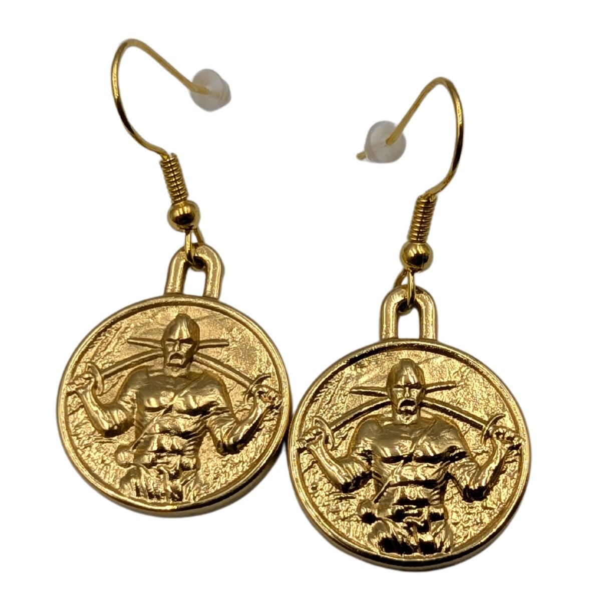 Ukrainian Cossack earrings Gold plating