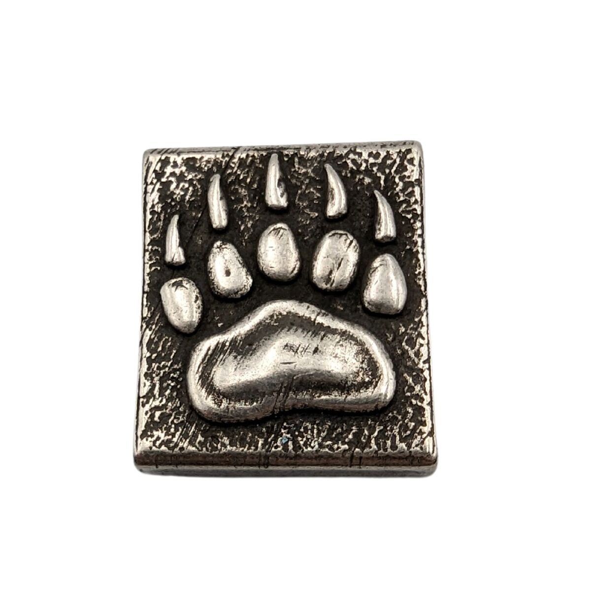 Bear paw molle clip Silver plated