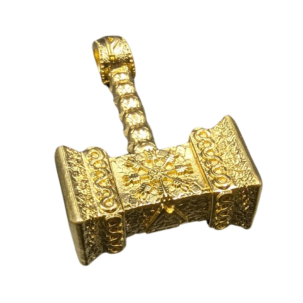 Mjolnir with runes pendant