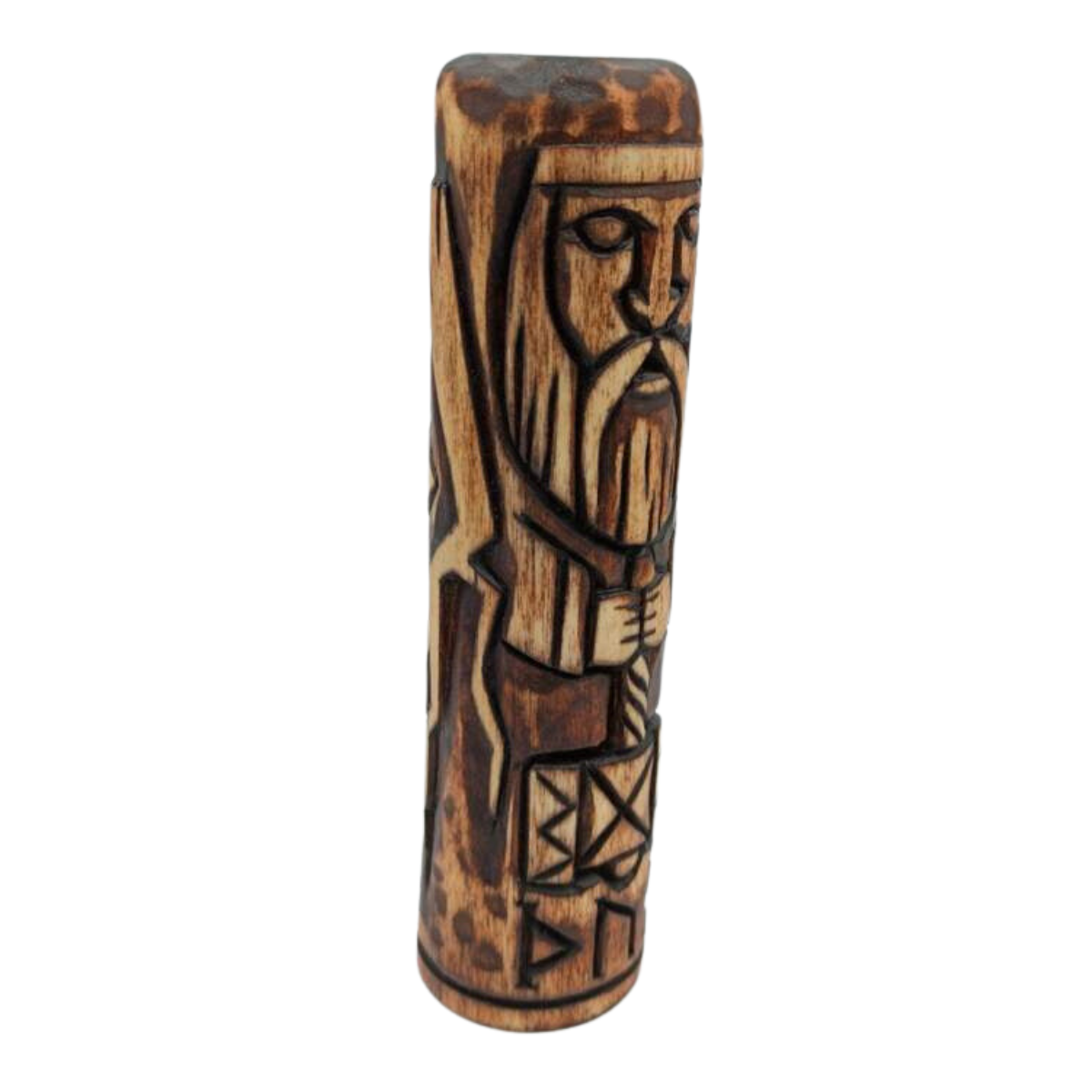 Thor wood carved figurine