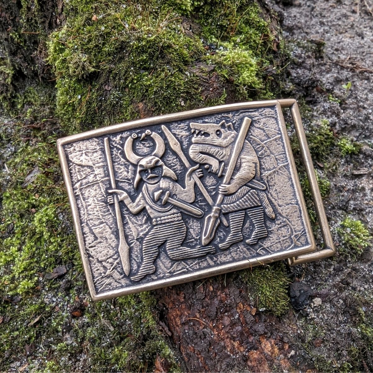 Torslunda dancer belt buckle