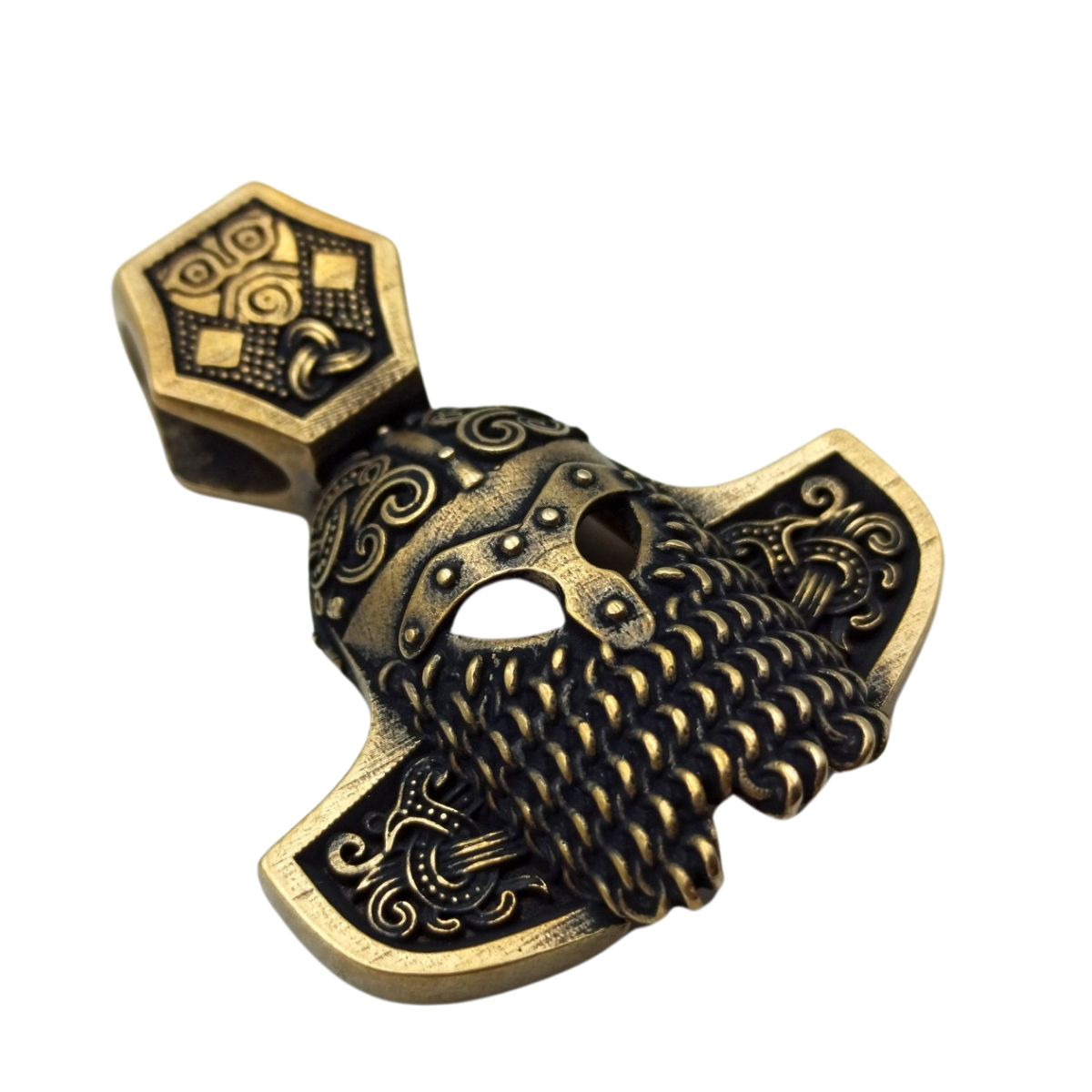 Viking helmet pendant