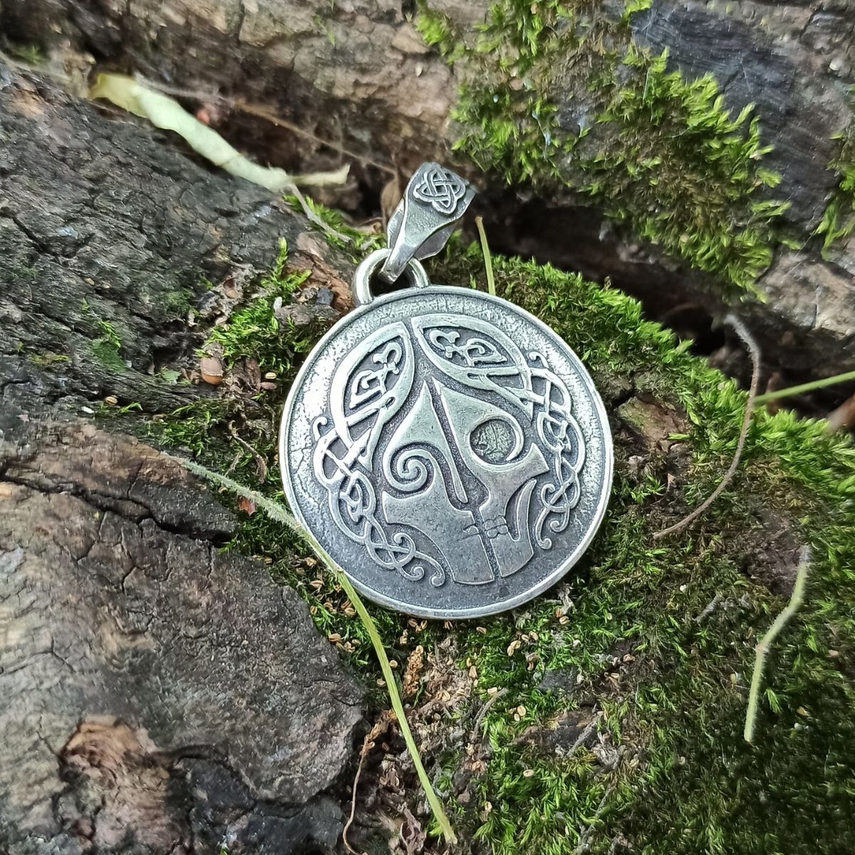 Hel goddess pendant