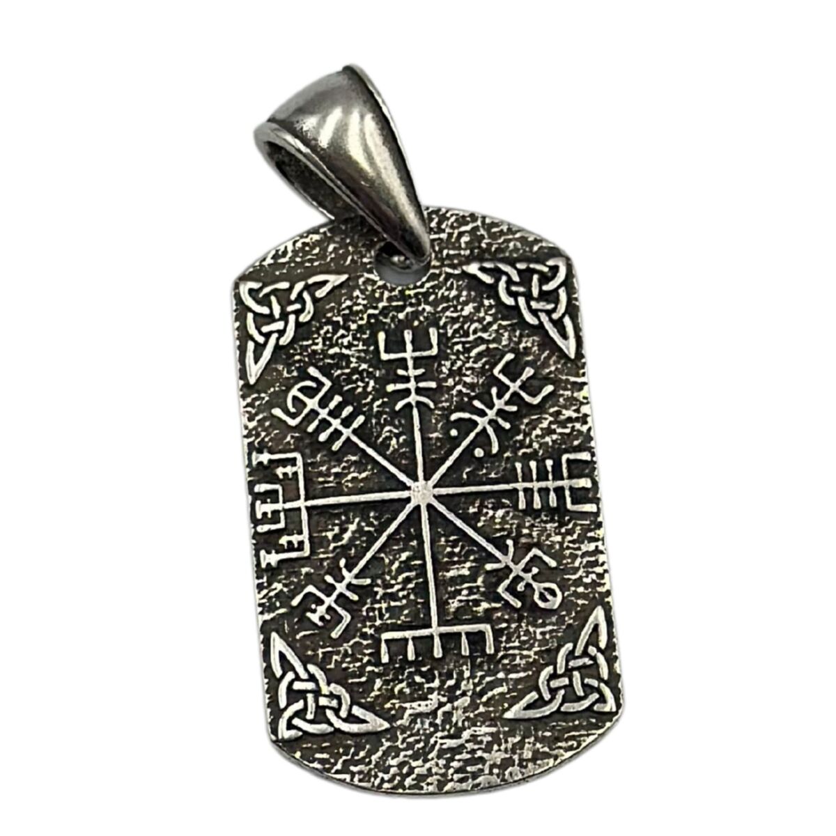 Vegvisir dara knot pendant Silver plating