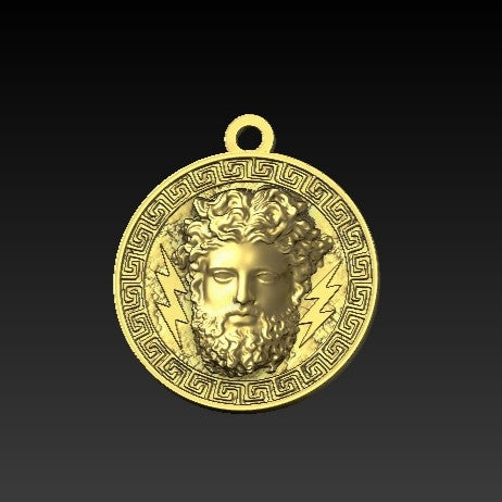 Zeus pendant Gold plating