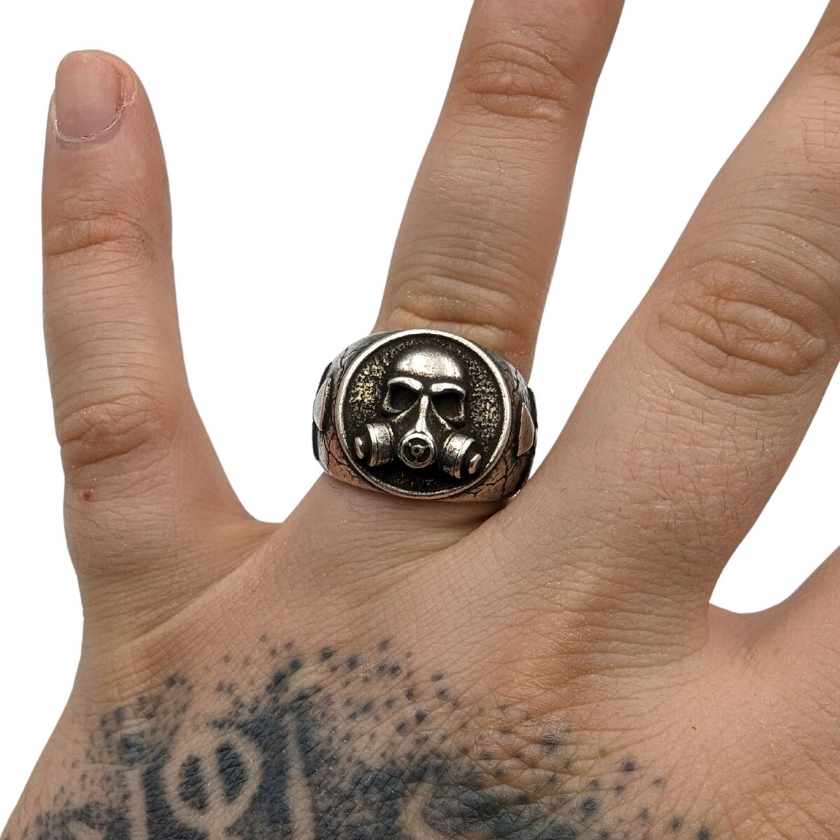 Gas Mask ring