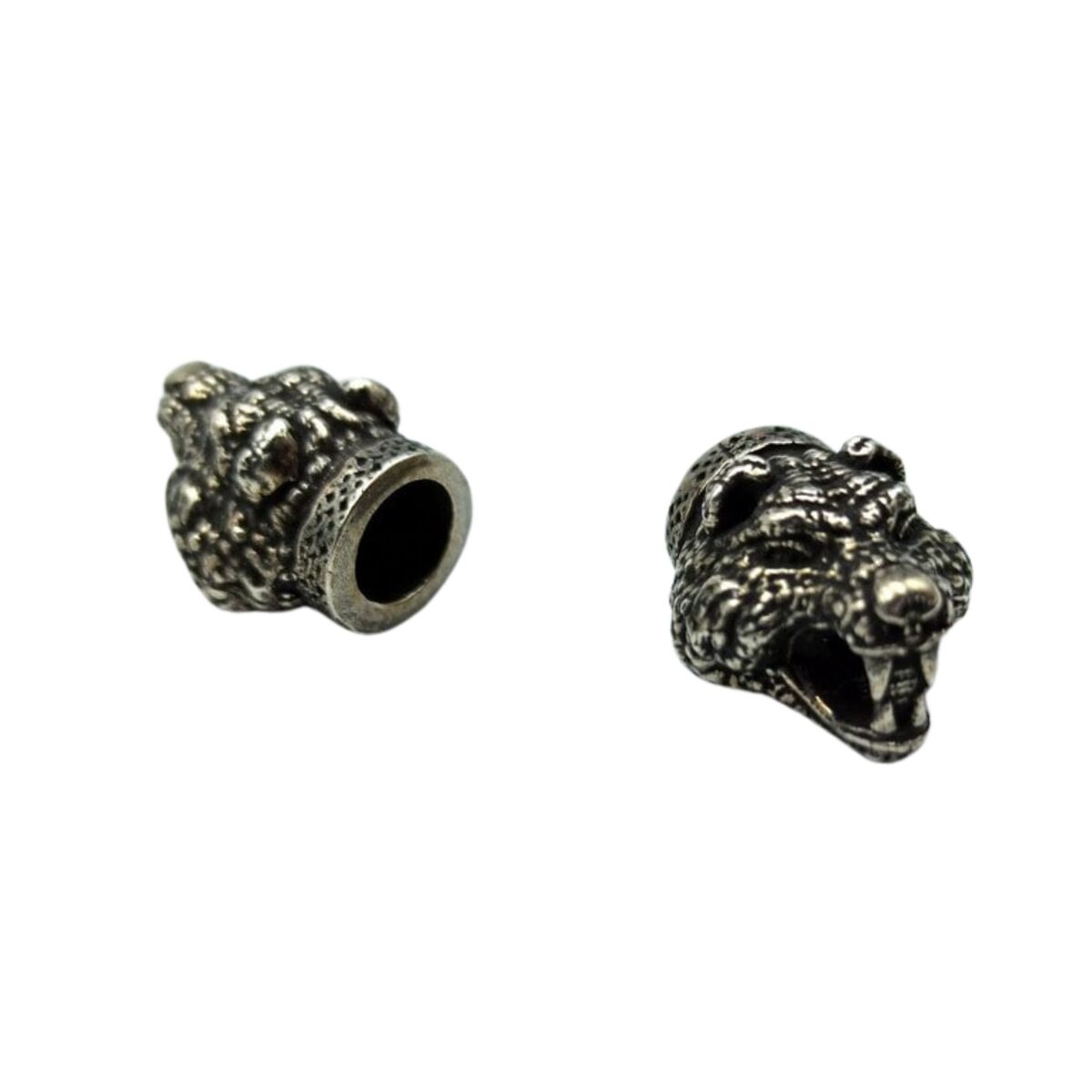Viking bear head necklace clasp