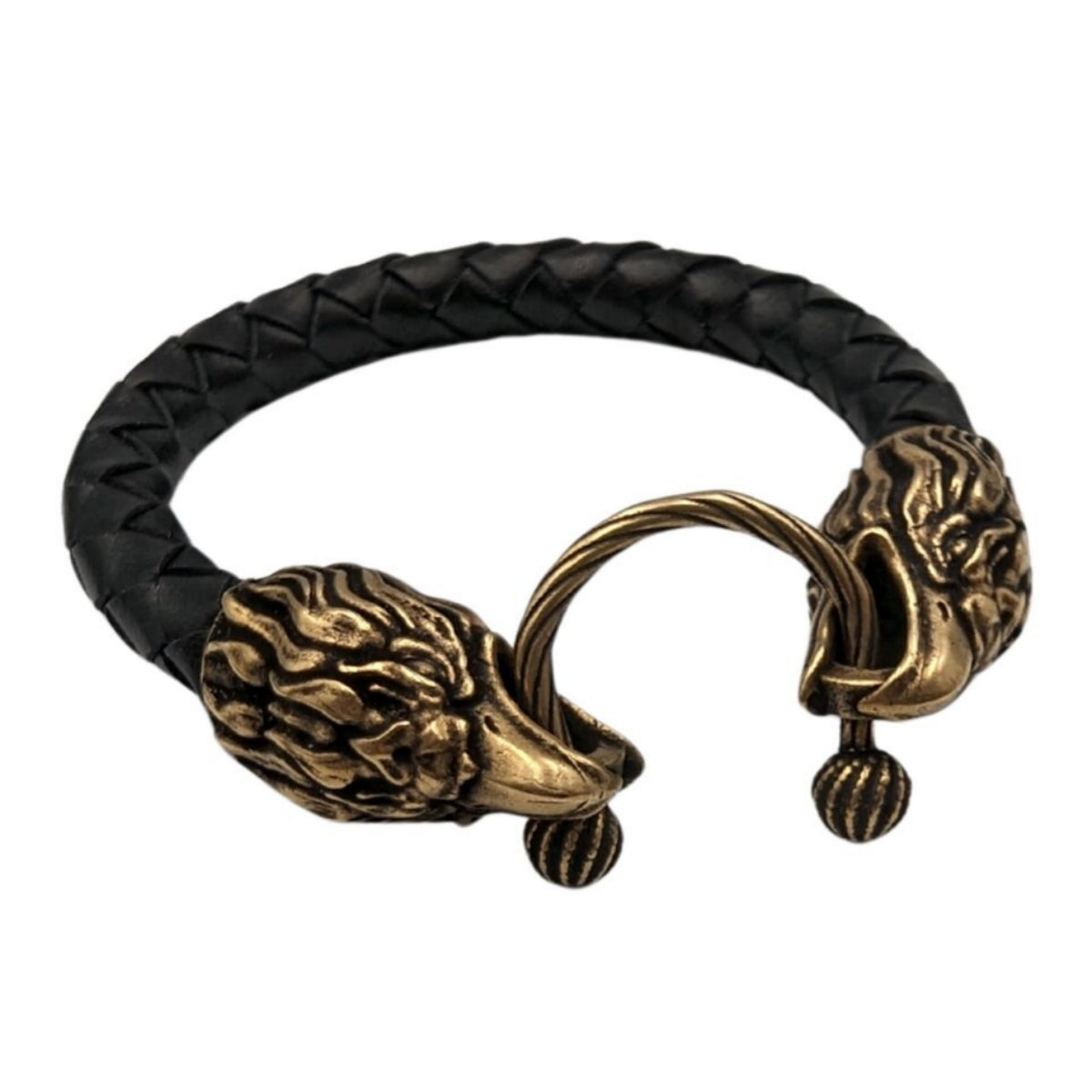 Eagle leather bracelet 6 inch | 15 Cm Bronze