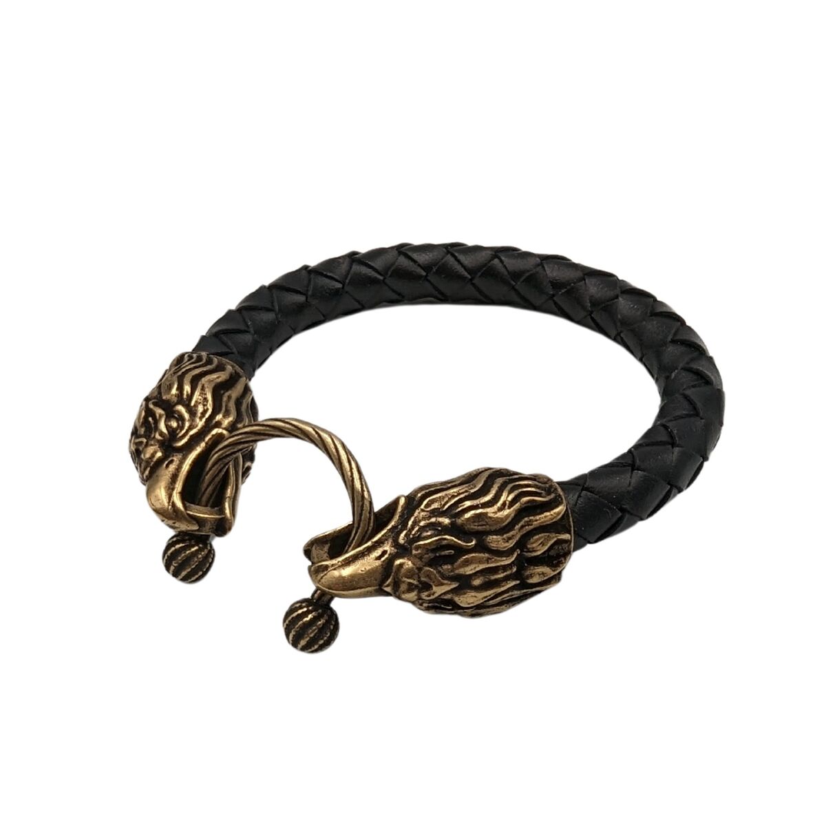Eagle leather bracelet