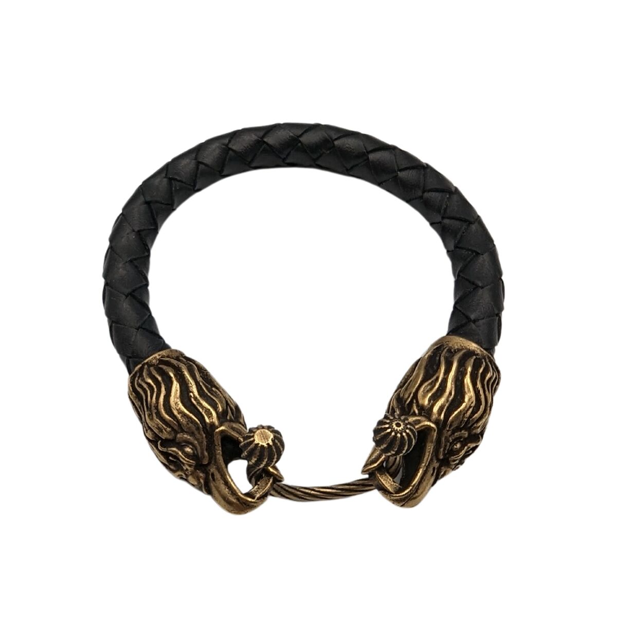 Eagle leather bracelet