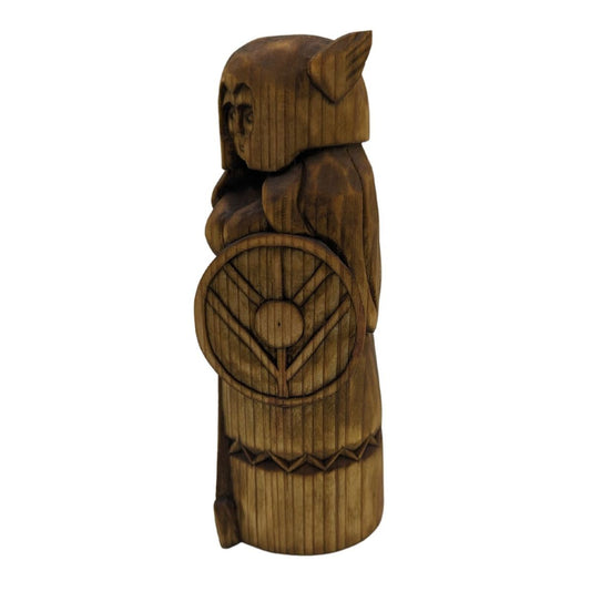 Valkyrie wooden figurine