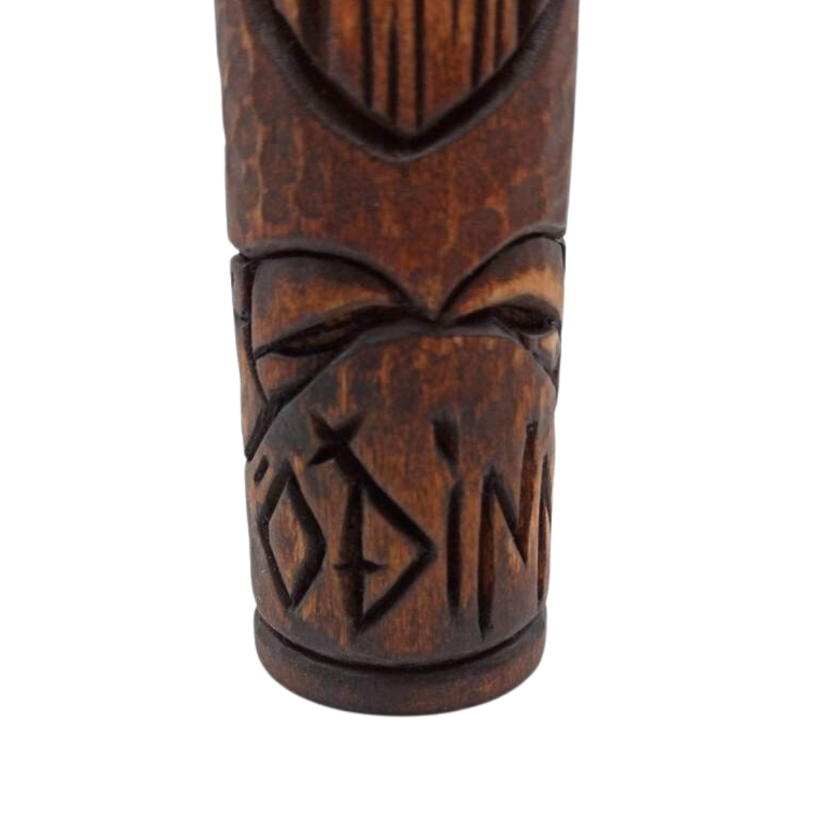 Odin wood carved figurine