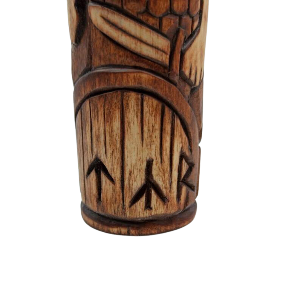 Tyr wood carved figurine
