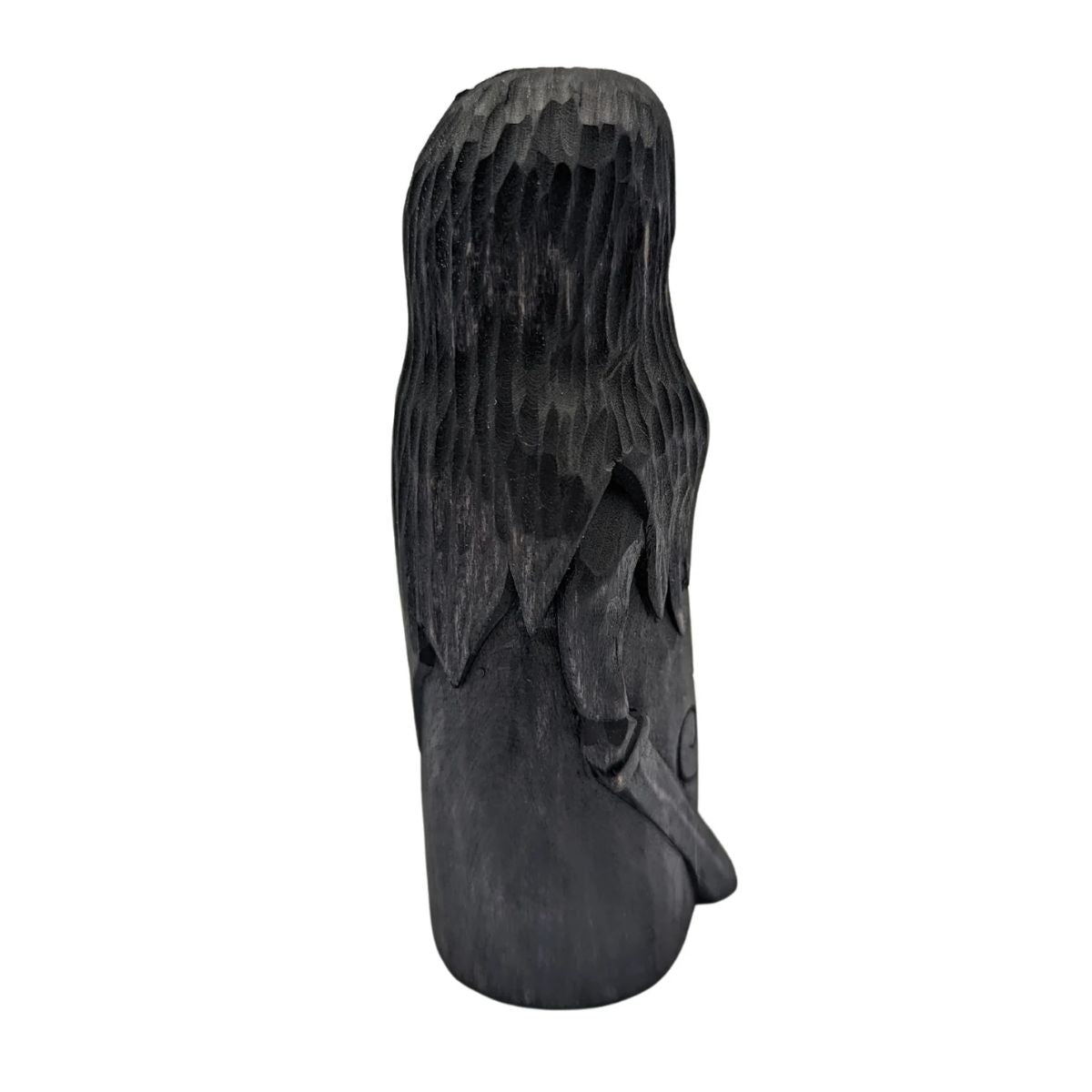 Morrigan goddess wooden figurine