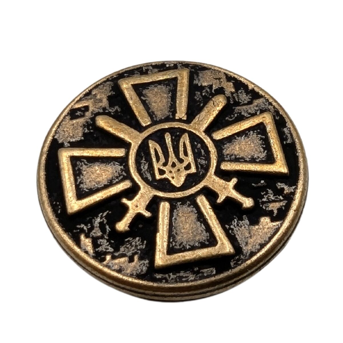 Land Forces of Ukraine paracord bead Bronze