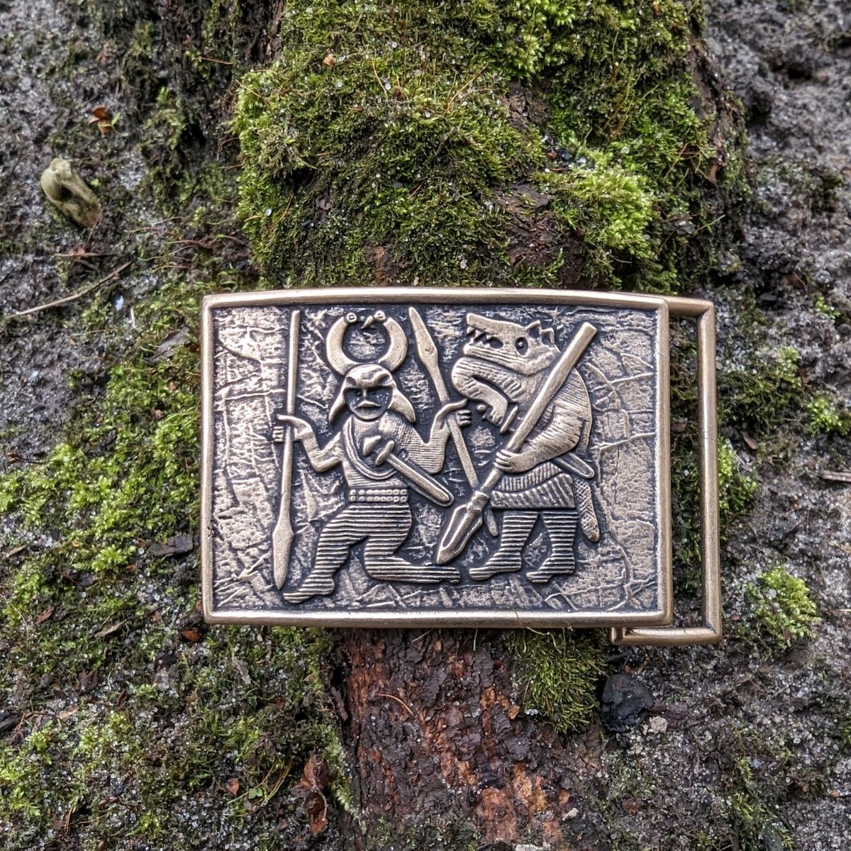 Torslunda dancer belt buckle