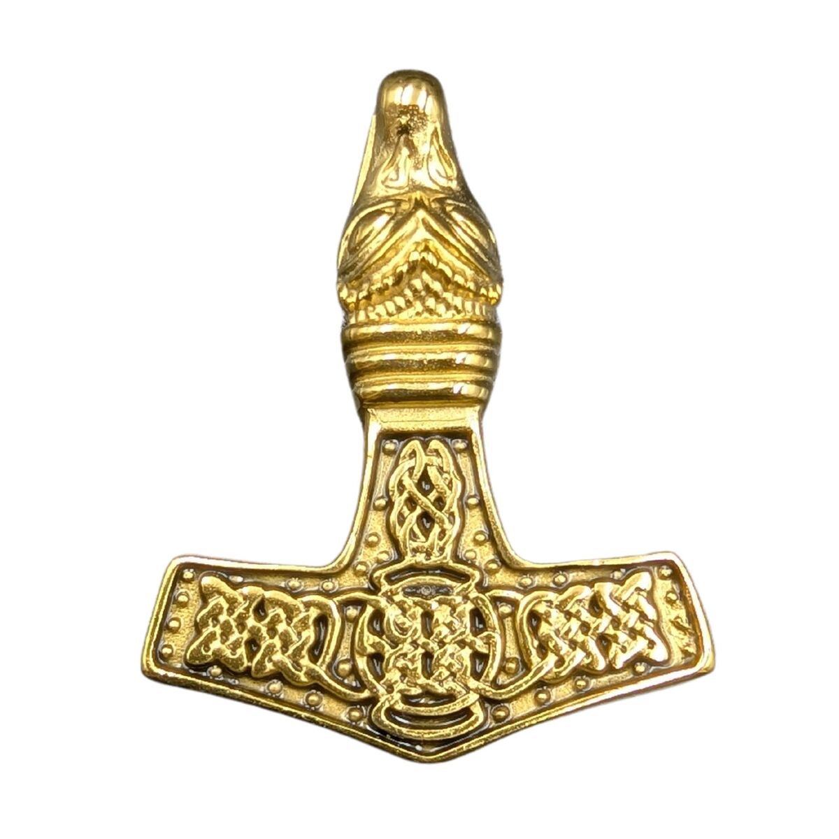 Mjolnir Dragon replica pendant Gold plating
