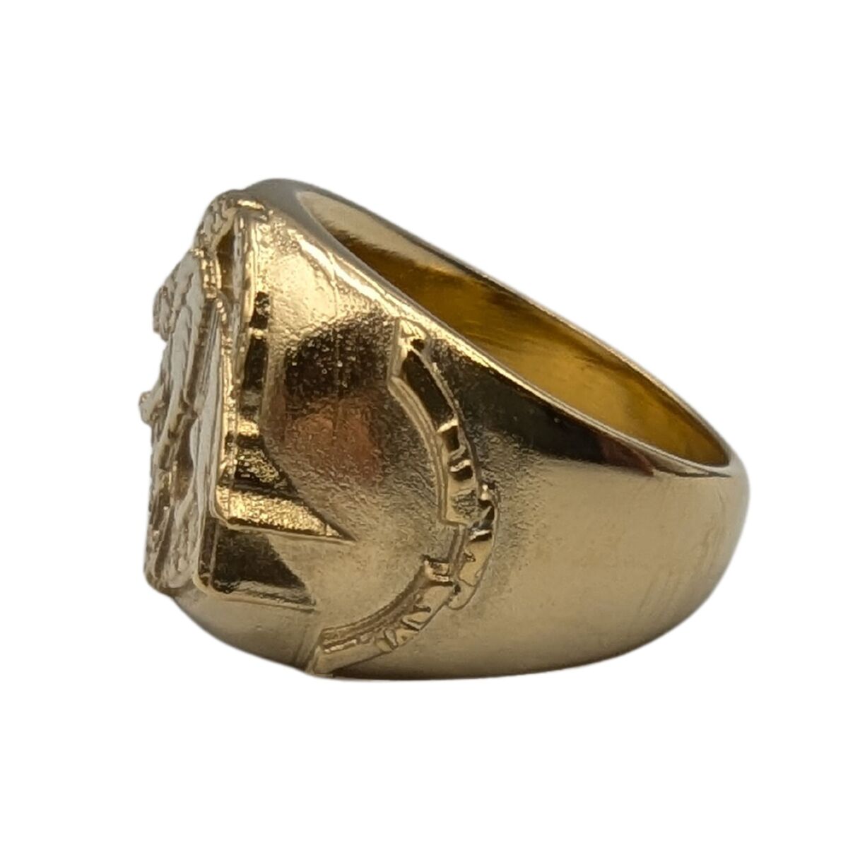 Ukrainian army wolf signet ring