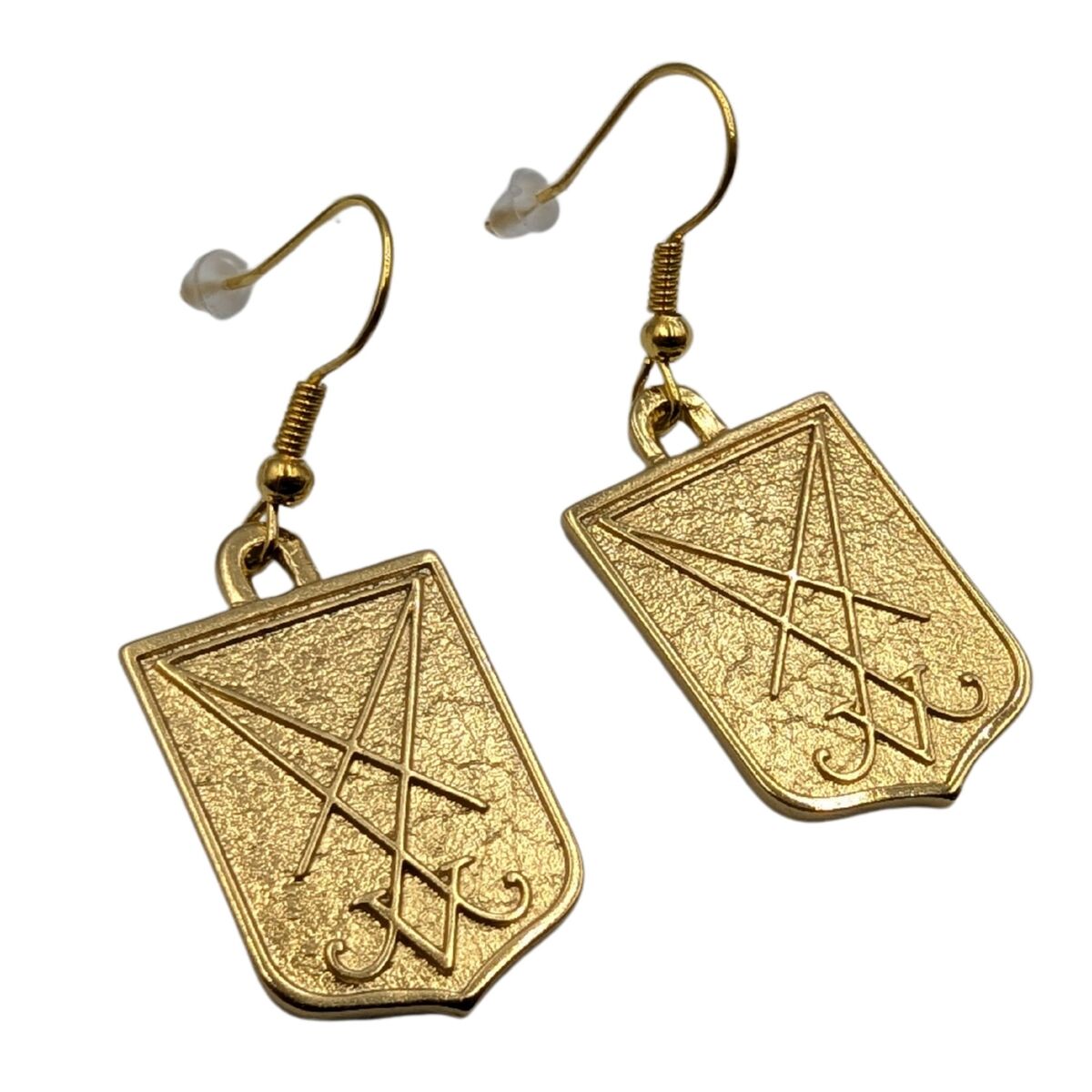 Lucifer sigil earrings
