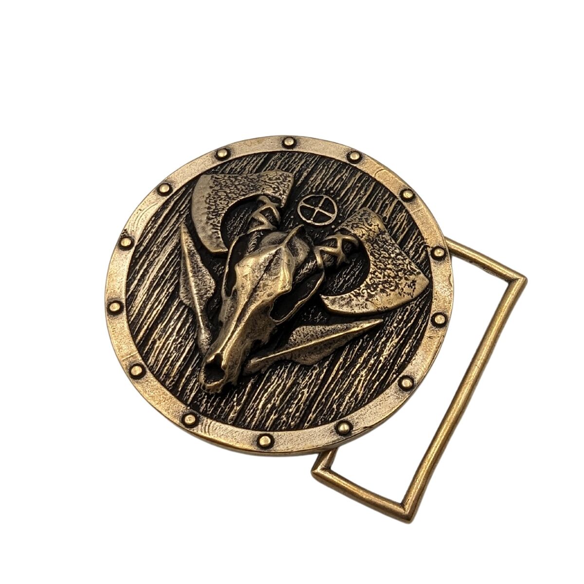 Wolf Skull Viking belt buckle