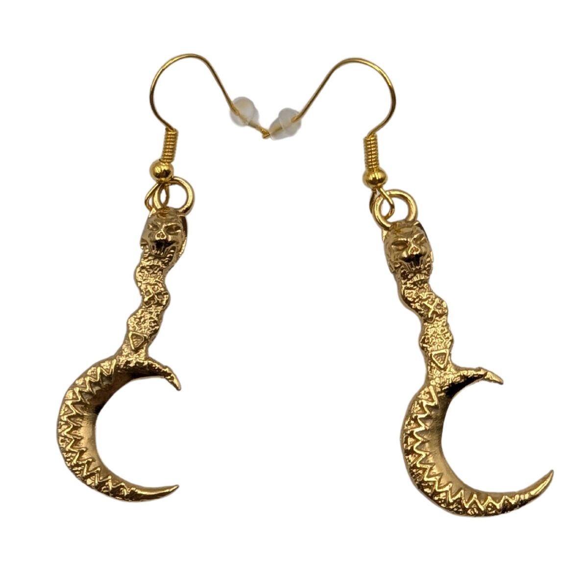 Morana's Sickle earrings Gold plating