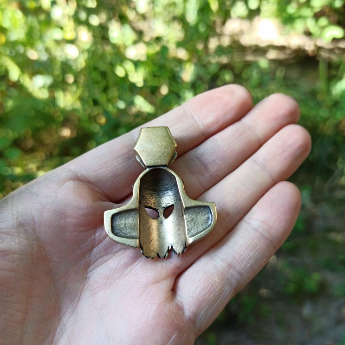 Viking helmet pendant