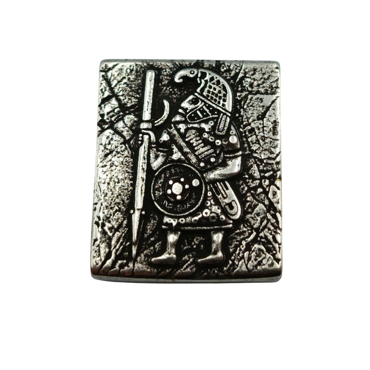 Ancient viking warrior molle clip Silver plated
