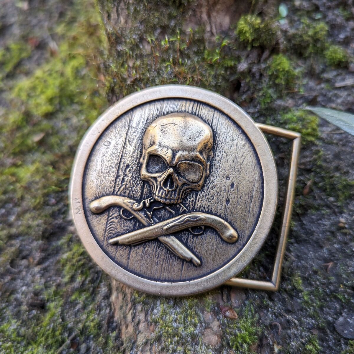 Jolly Roger belt buckle