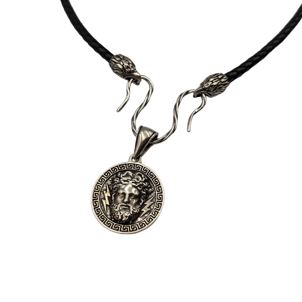 Zeus pendant Silver 925 with eagle necklace