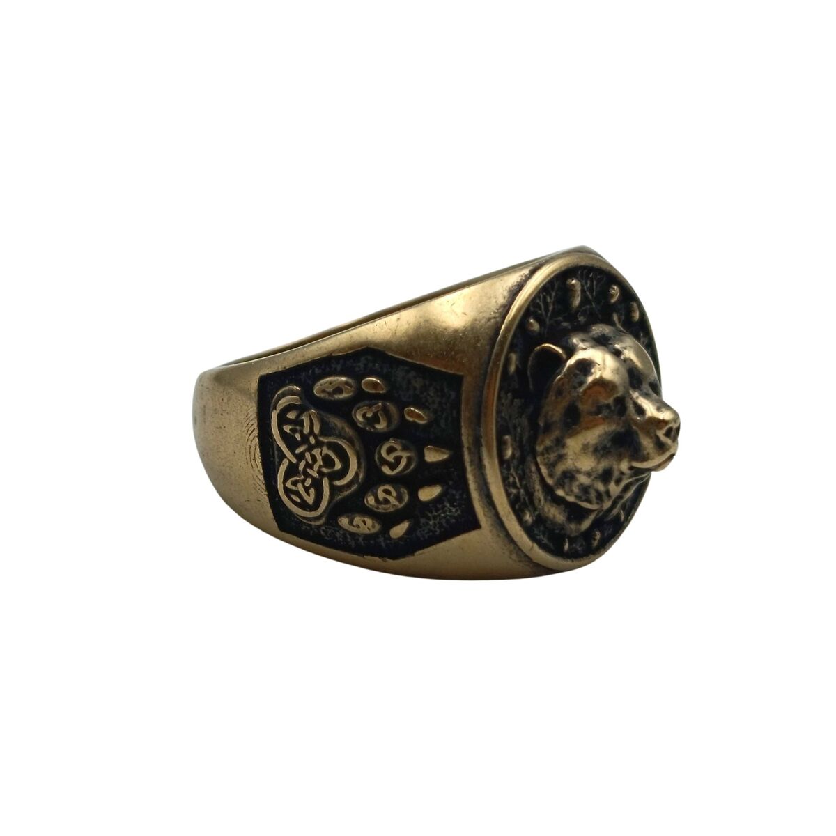 Viking bear ring