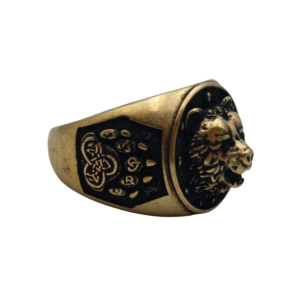 Viking bear ring v2