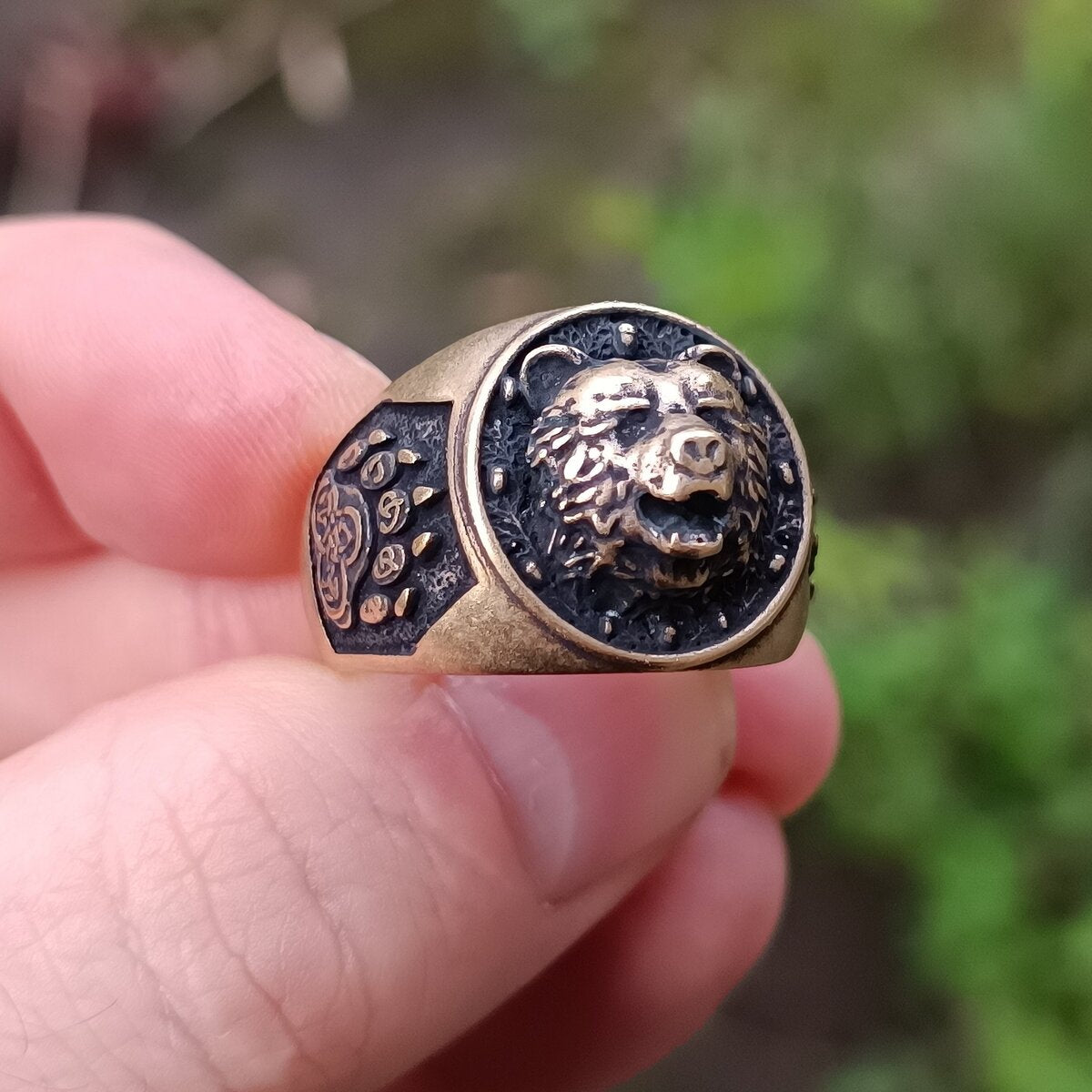 Viking bear ring v2