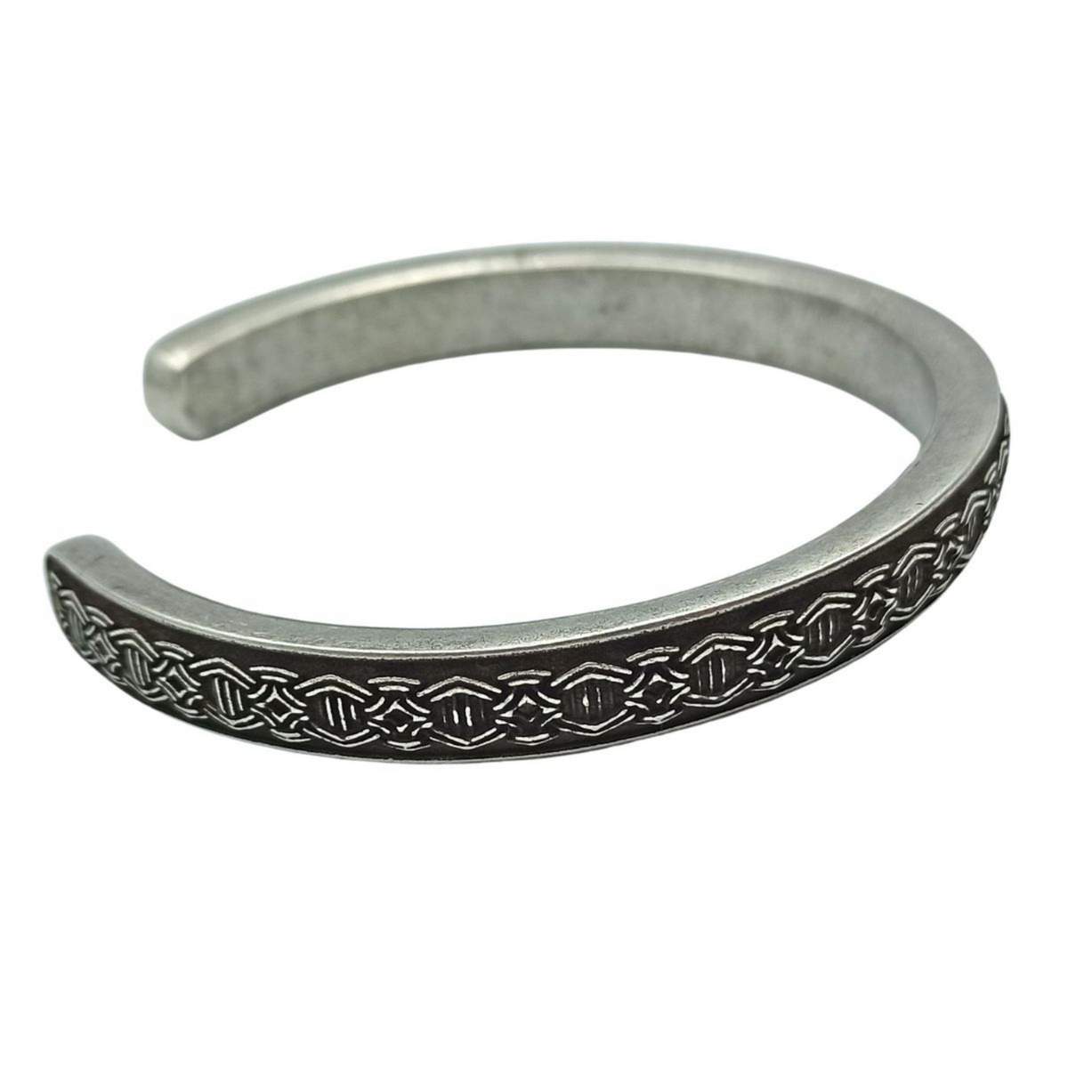 Borre ornament bracelet Silver plating