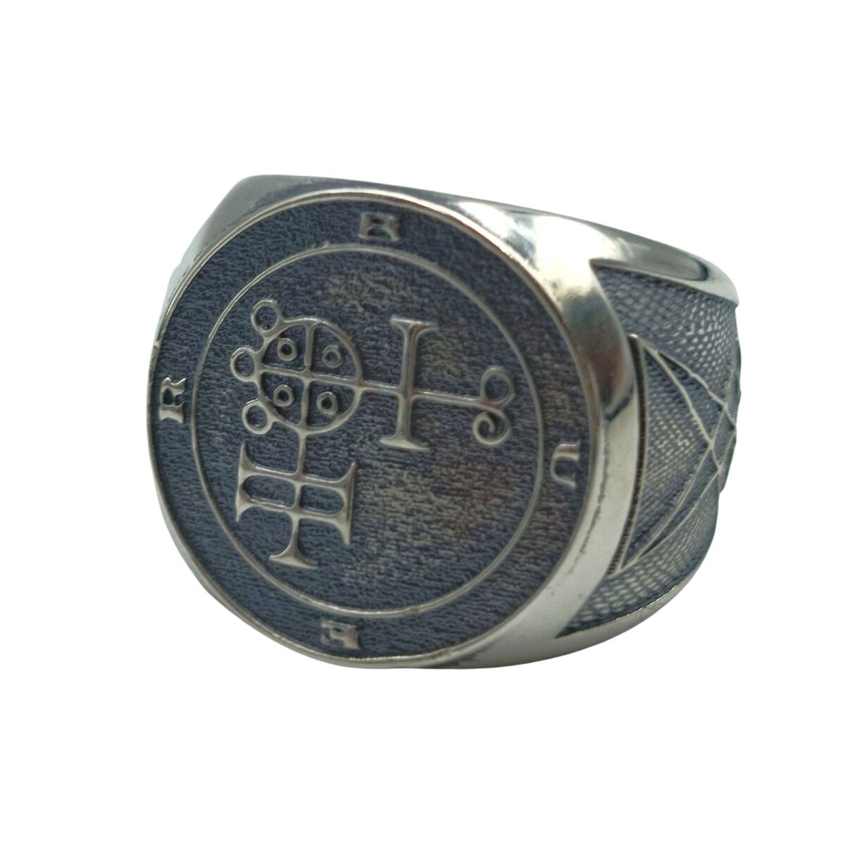 Buer sigil ring 6 US Silver 925