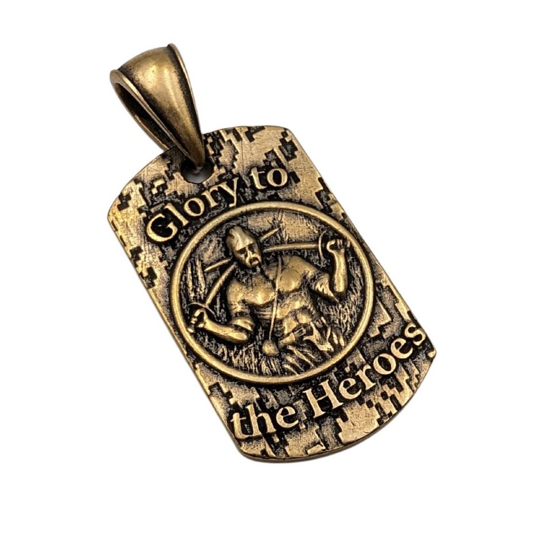 Ukrainian cossack pendant Bronze