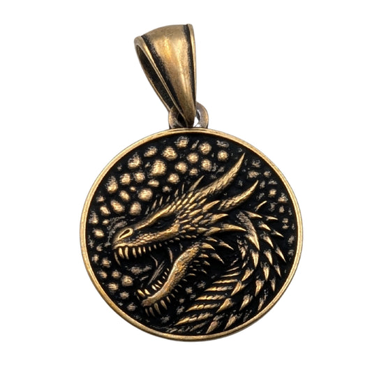 Dragon Pendant Bronze