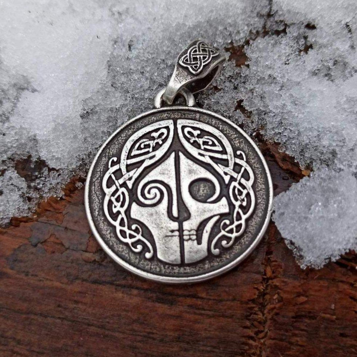 Hel goddess pendant