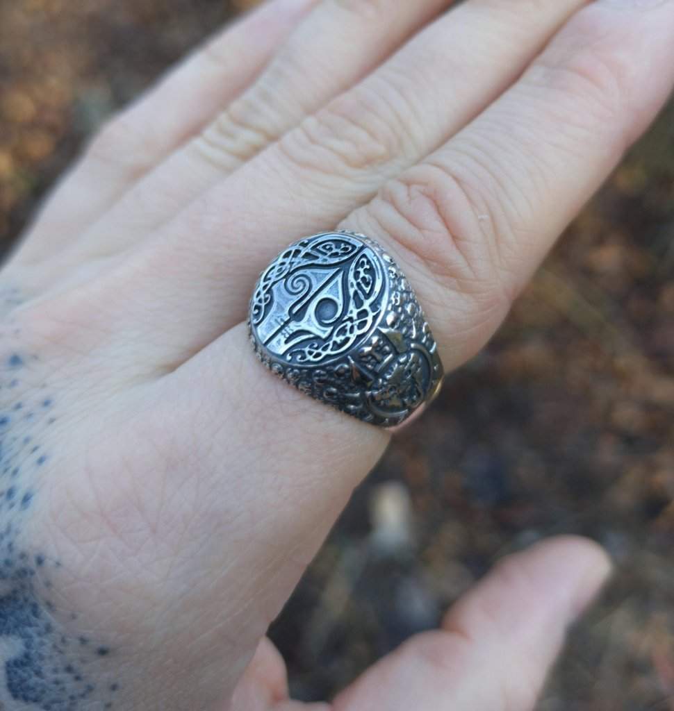 Hel goddess ring