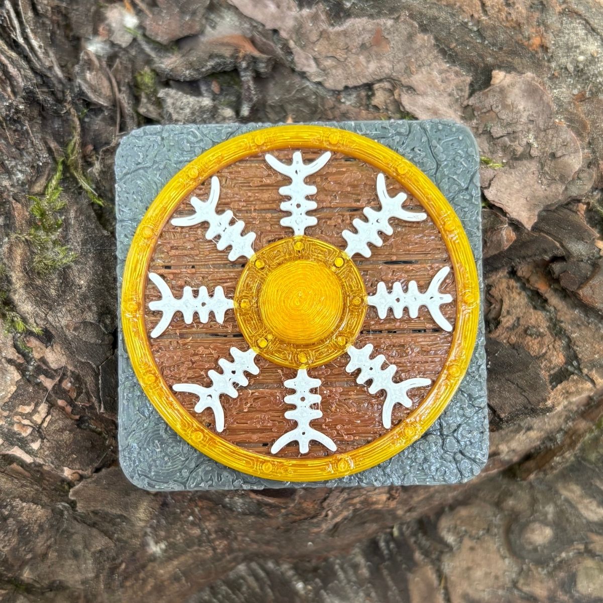 Helm of Awe on a Shield magnet