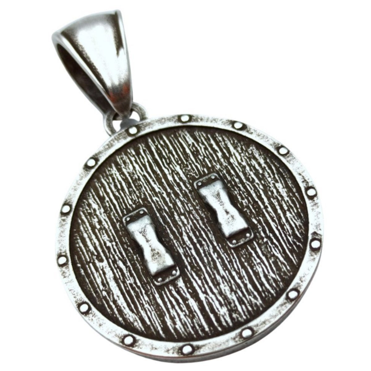 Helm of Awe on Viking shield pendant