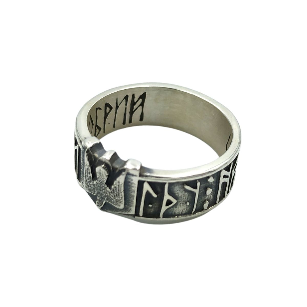 Slavic ethnic mens ring “іду на Ви”
