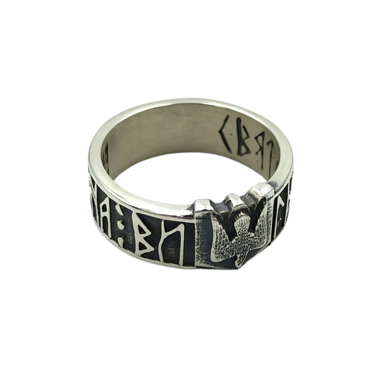 Slavic ethnic mens ring “іду на Ви”