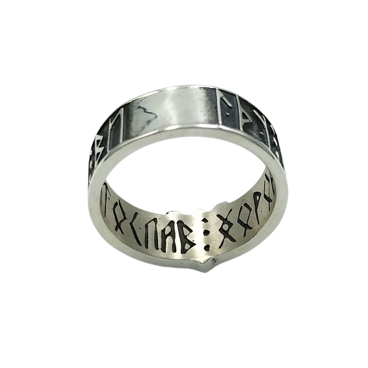 Slavic ethnic mens ring “іду на Ви”
