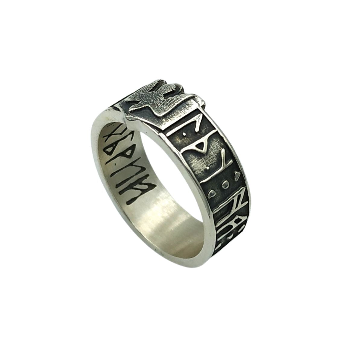 Slavic ethnic mens ring “іду на Ви”