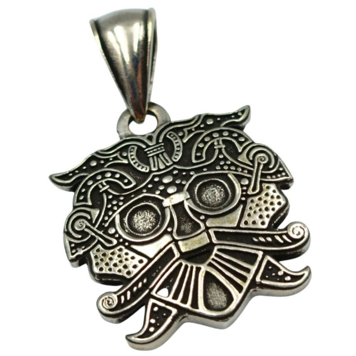 Loki mask pendant Silver 925