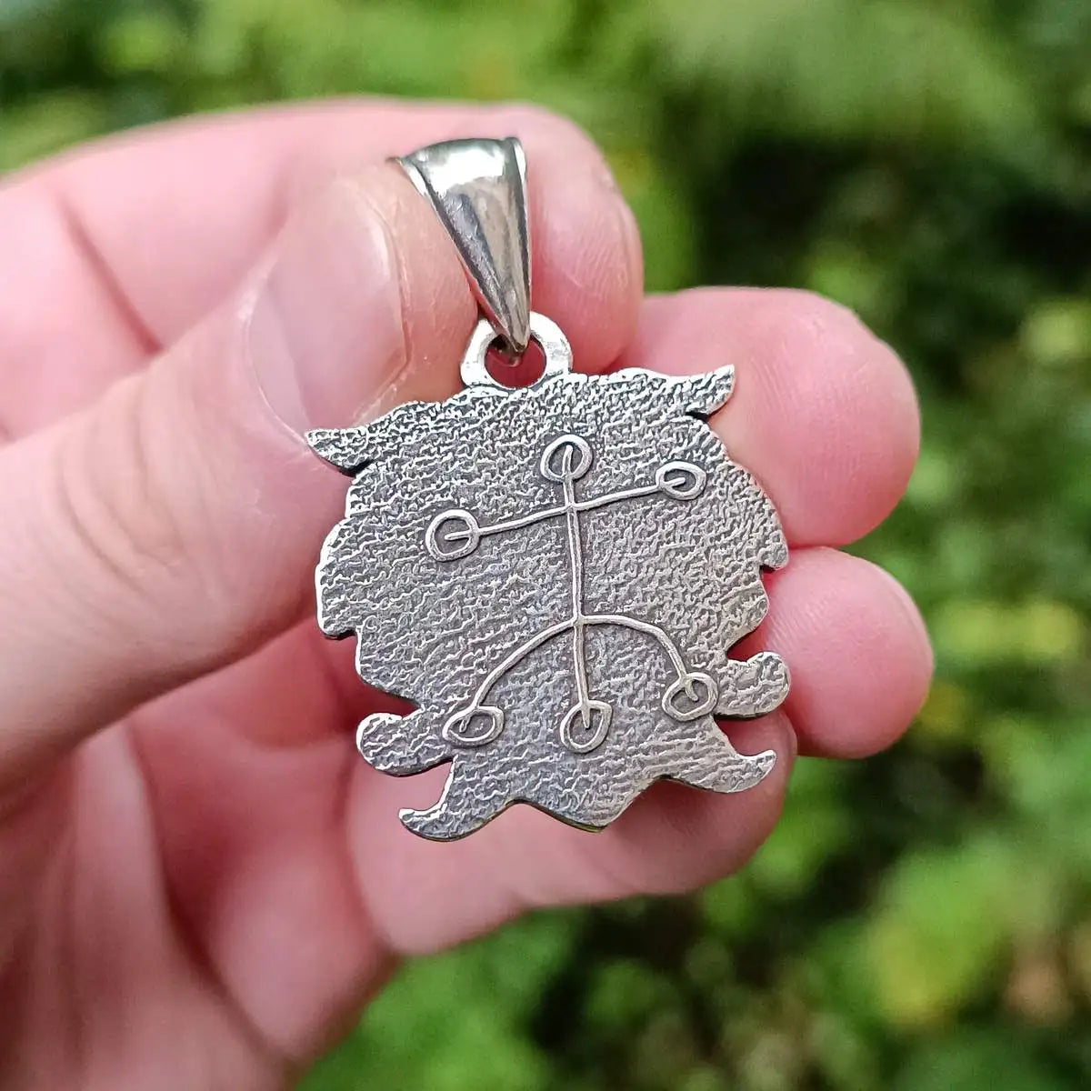 Loki mask pendant