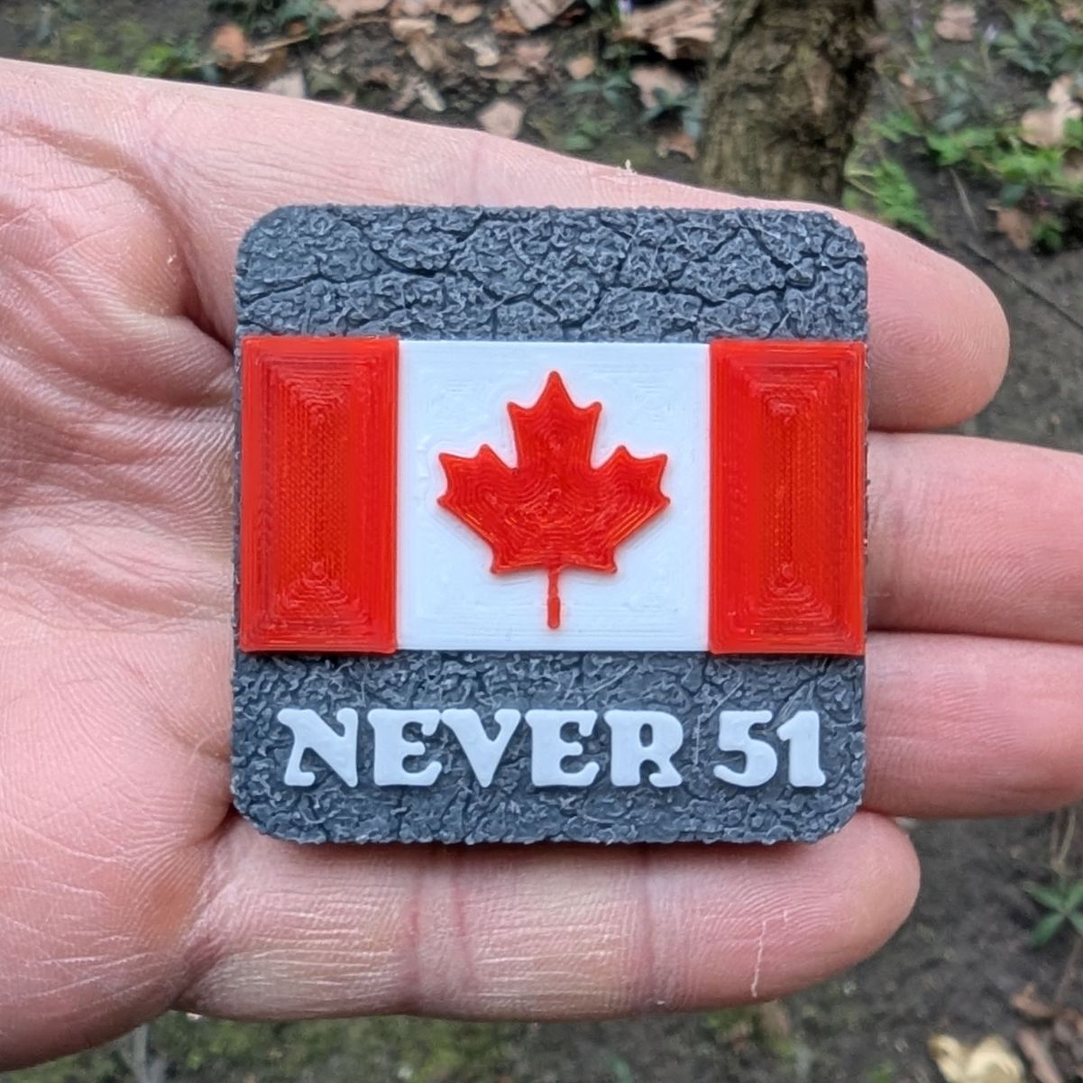 Canada Never 51 magnet